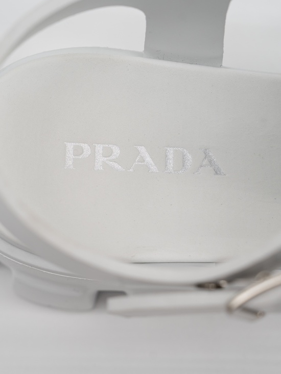 Prada White Fisherman Men\'s Sandals Monolith Rubber size 11uk 12 US main image 6